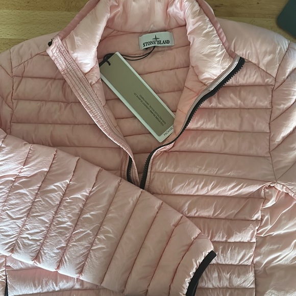 Nwt STONE ISLAND Loom Woven Chambers Down Jacket - Picture 5 of 12